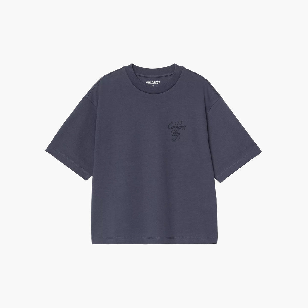 Carhartt WIP Women SS Vestige T-Shirt - Blue