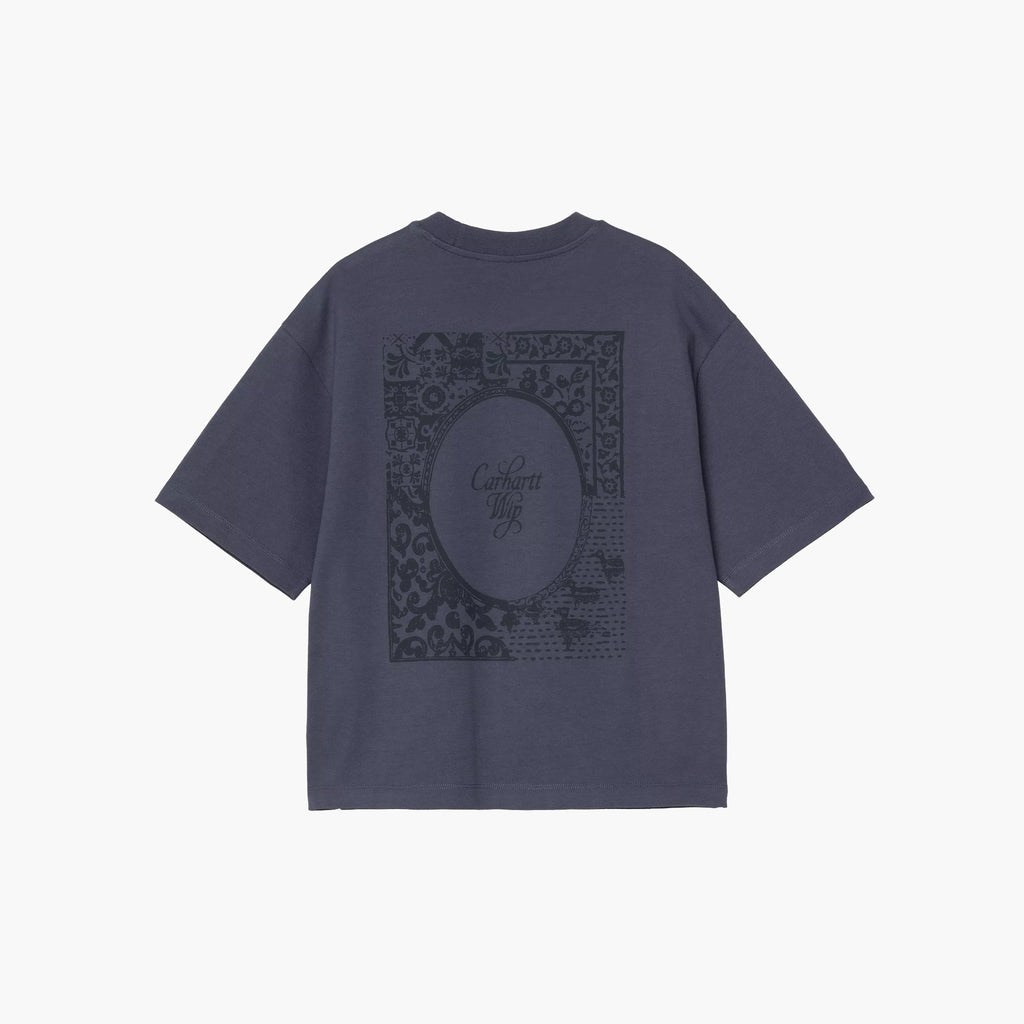 Carhartt WIP Women SS Vestige T-Shirt - Blue