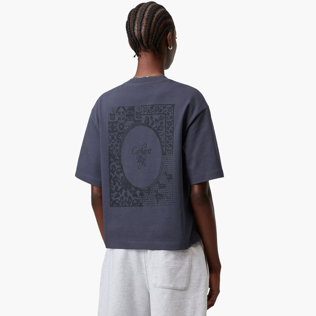 Carhartt WIP Women SS Vestige T-Shirt - Blue