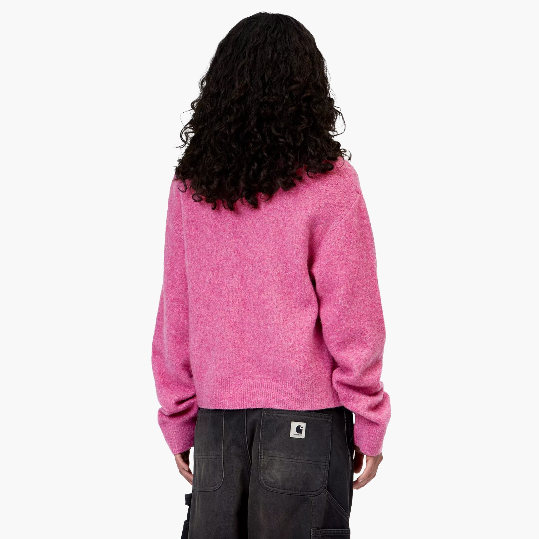 Carhartt WIP Women Curtis Sweater - Tangled Hortensia
