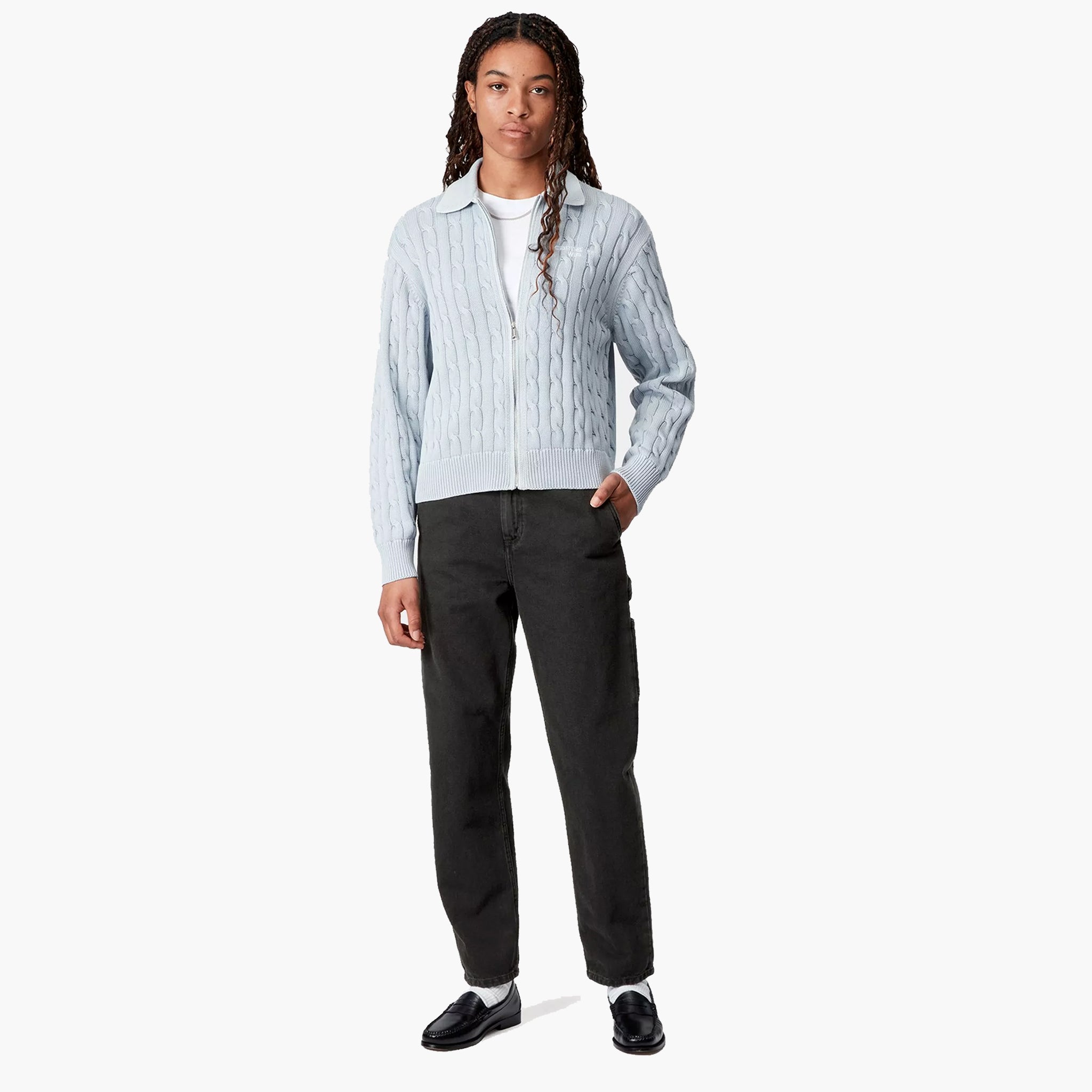 Carhartt WIP Women's Pierce Pant - Black 90s Wash