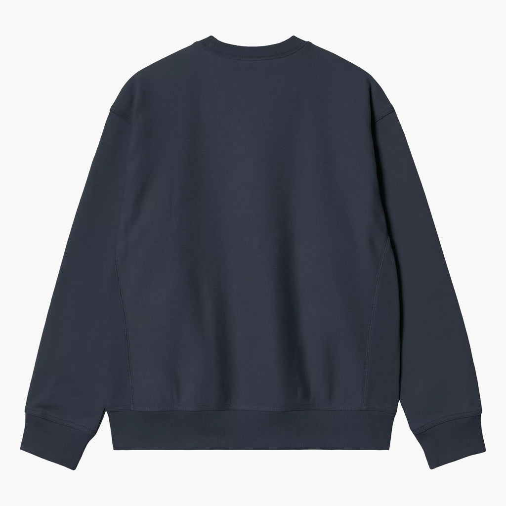 Carhartt WIP American Script Sweat Deep Night