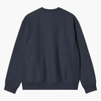 Carhartt WIP American Script Sweat Deep Night