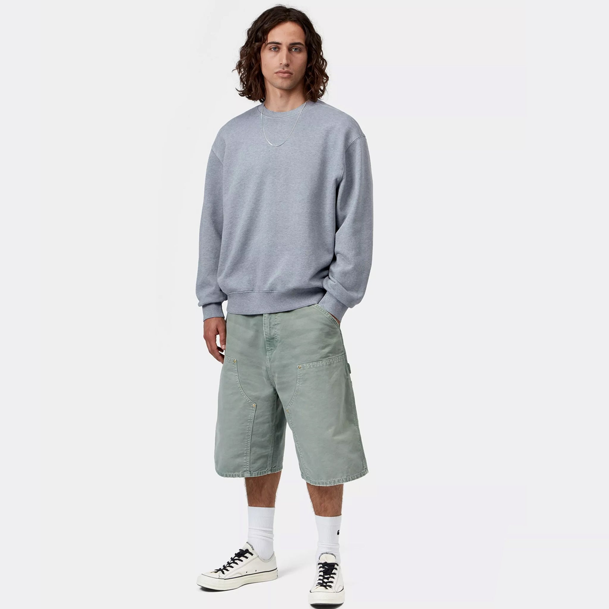 Carhartt Wip Caspian Sweater Shady Blue