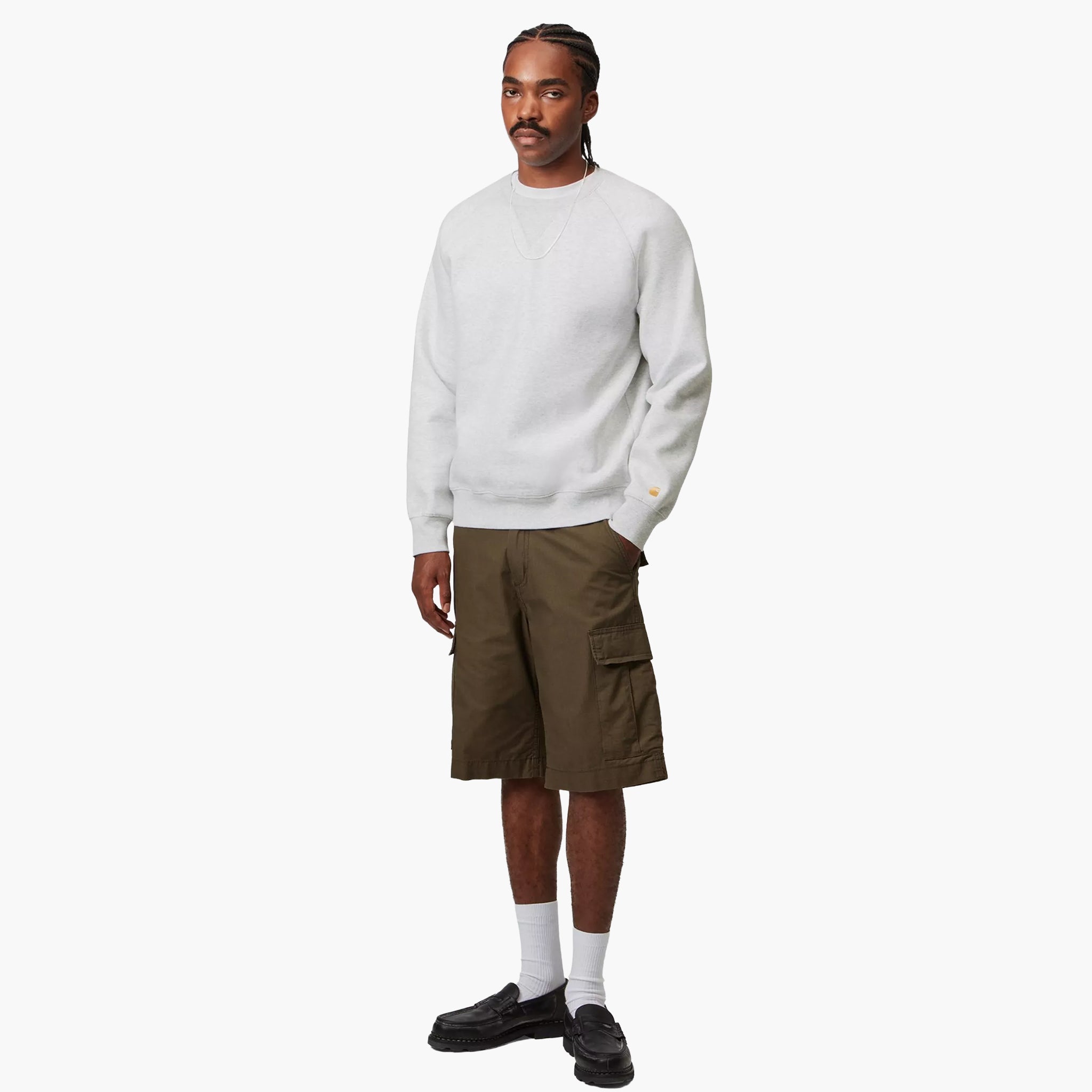 Carhartt Wip Chase Sweat Ash Heather