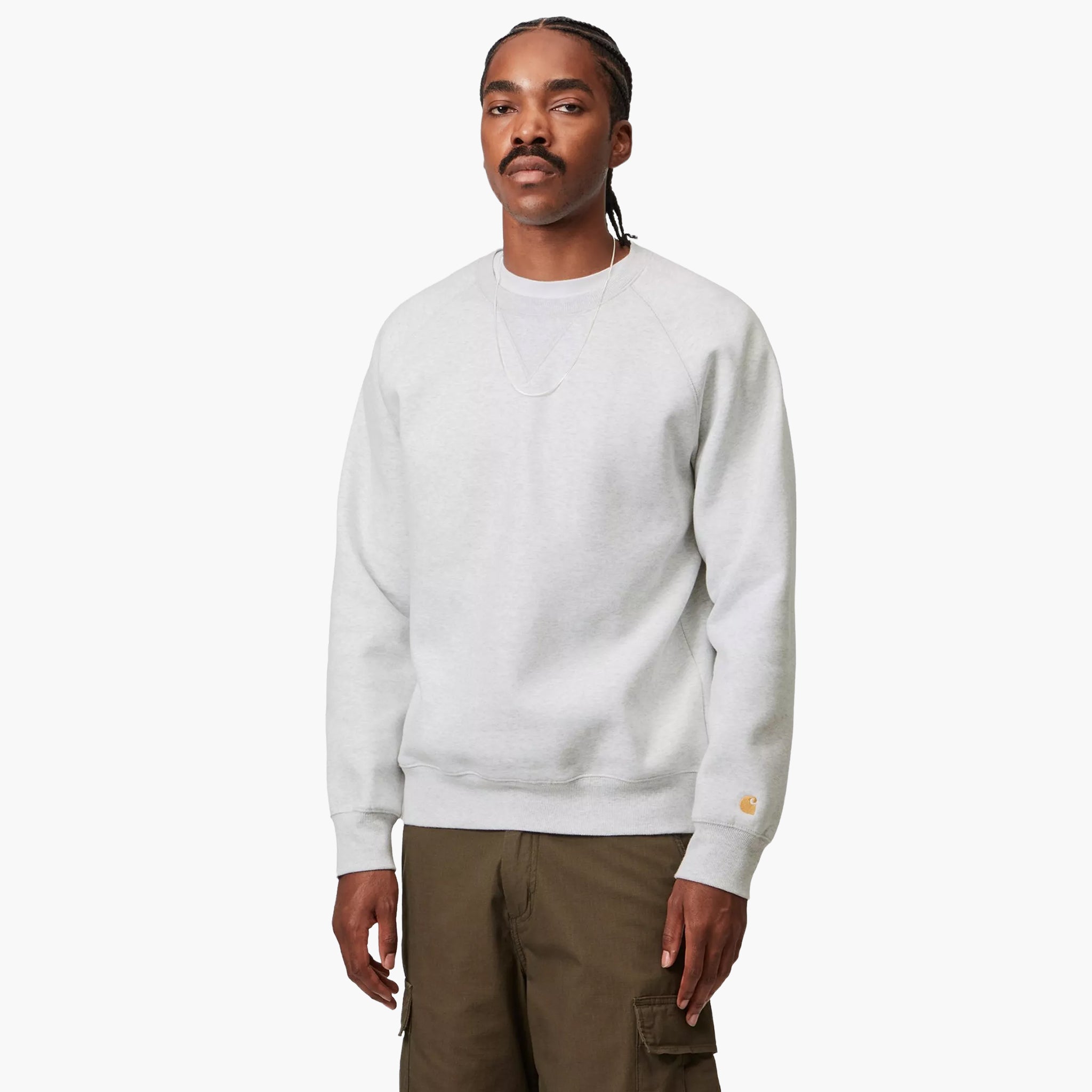 Carhartt Wip Chase Sweat Ash Heather