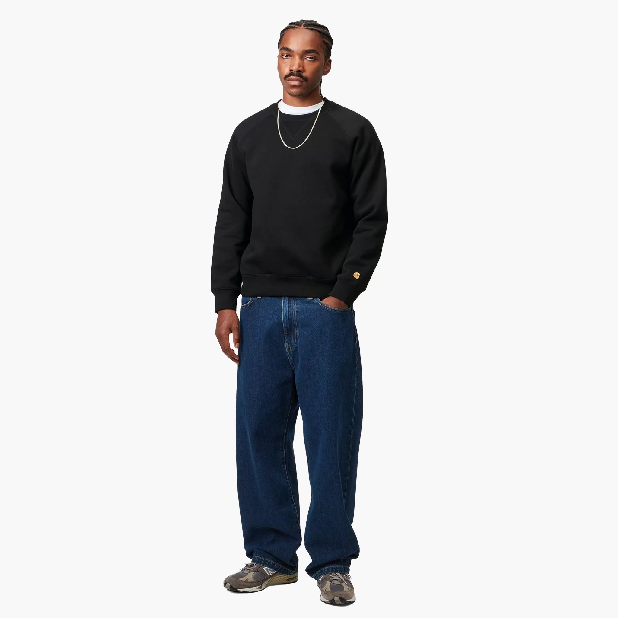 Carhartt Wip Chase Sweat Black