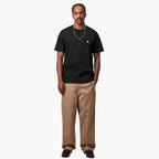 Carhartt WIP Chase T-Shirt Schwarz Gold