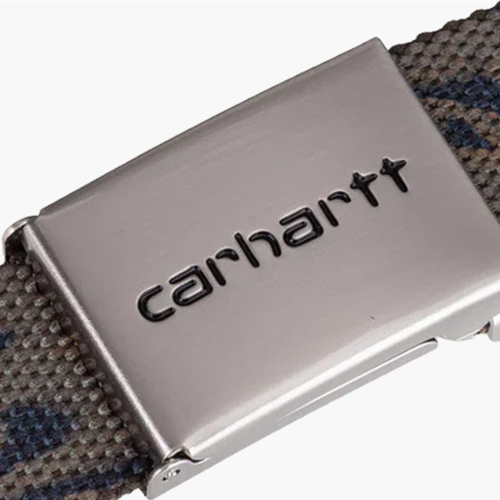 Carhartt WIP Clip Belt Chrome Duck Feather Cypress