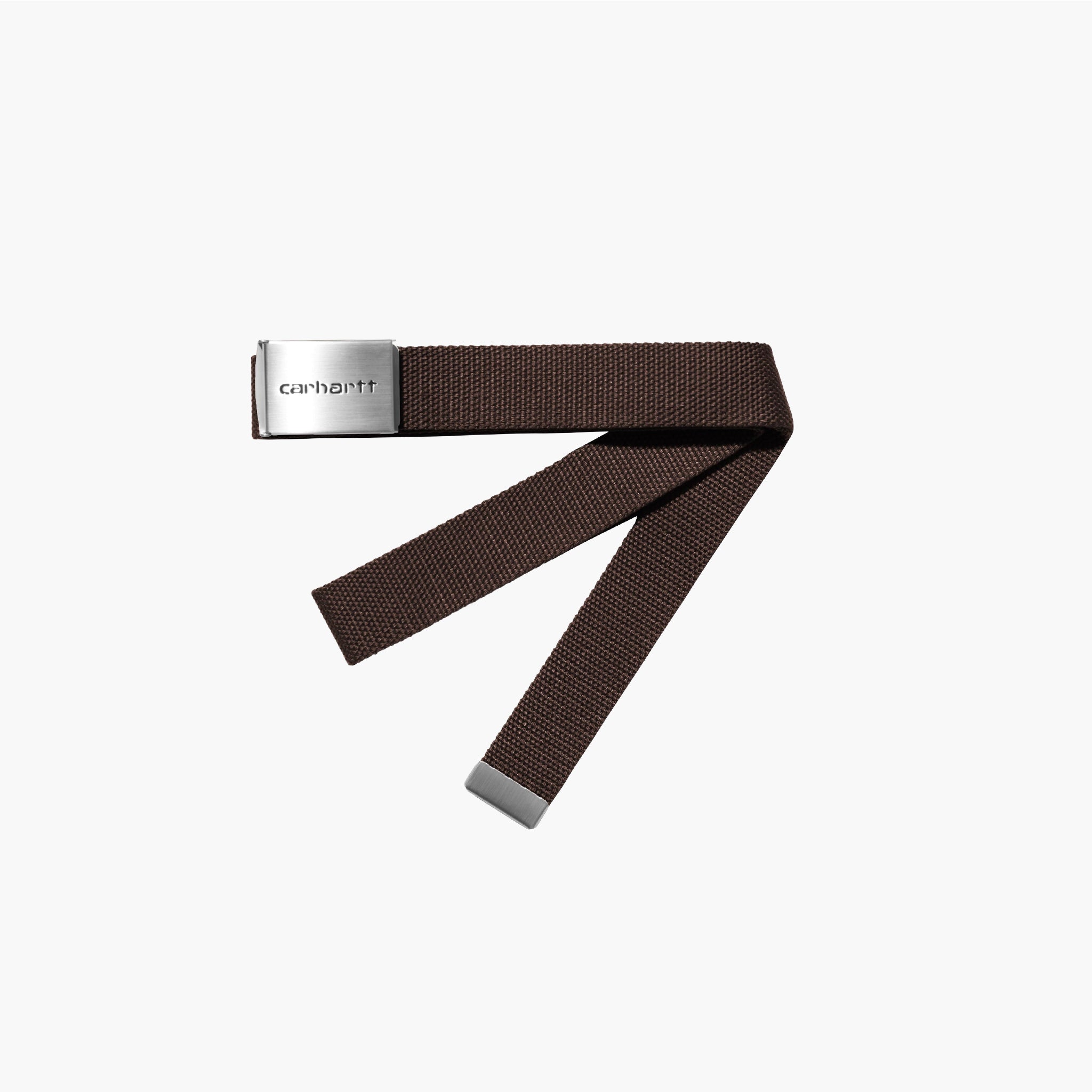 Carhartt WIP Clip Belt Chrome Tobacco