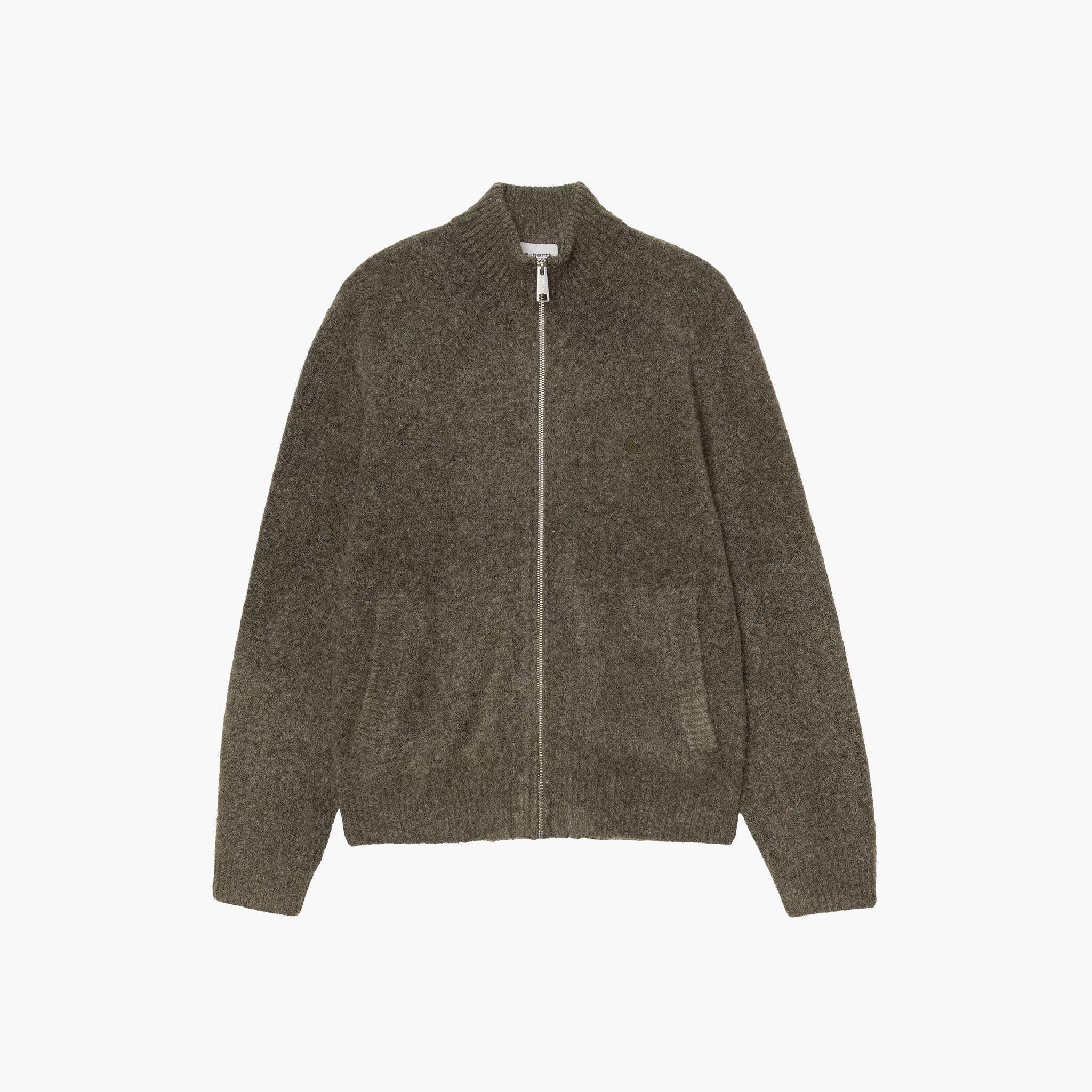 Carhartt WIP Curtis Sweater Jacket - Tangled Shungite