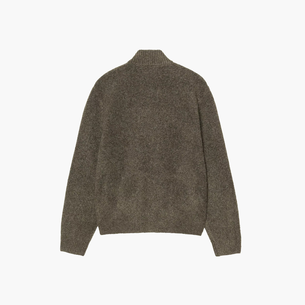 Carhartt WIP Curtis Sweater Jacket - Tangled Shungite