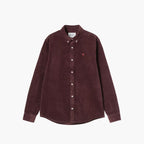 Carhartt WIP L/S Madison Cord Shirt - Amarone