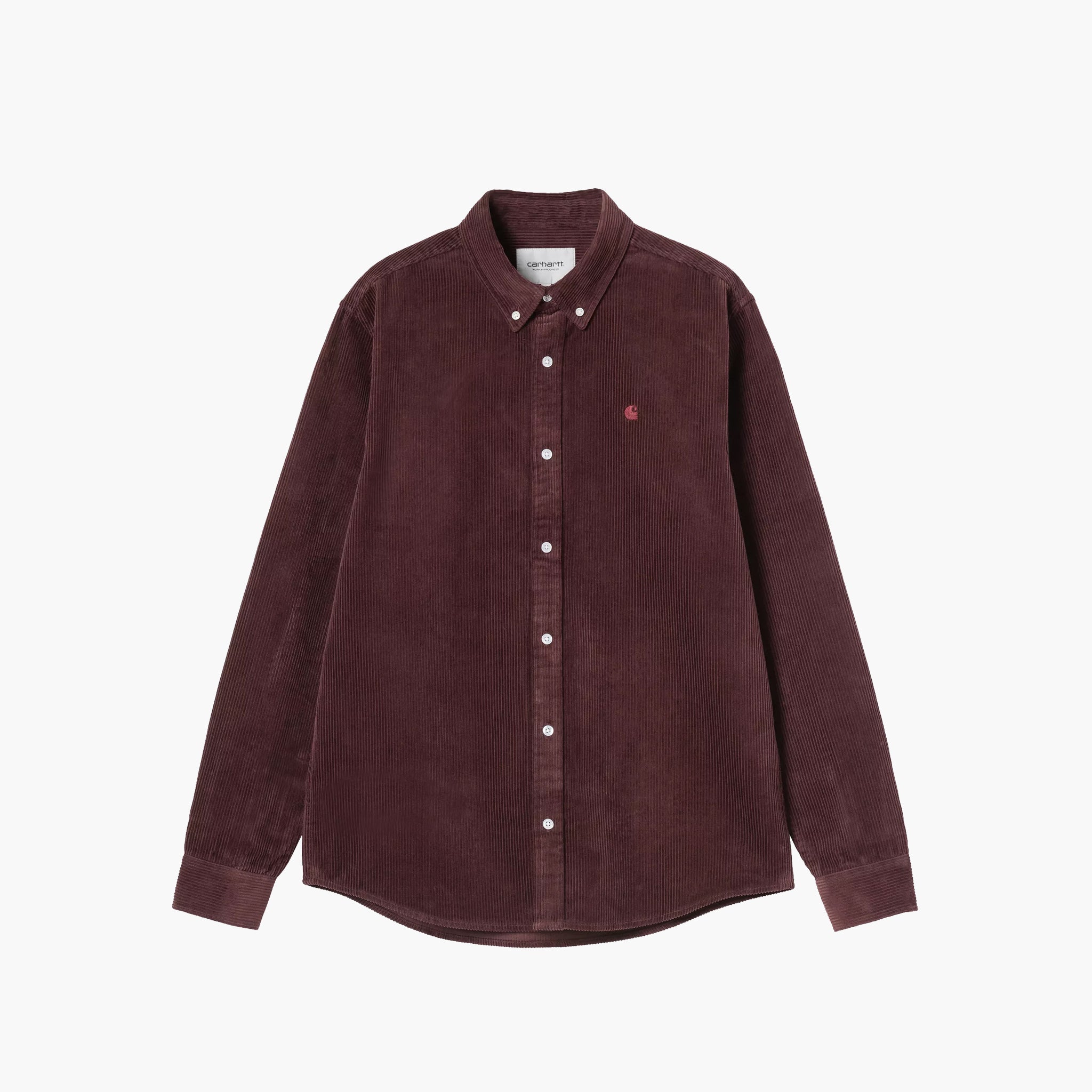 Carhartt WIP L/S Madison Cord Shirt - Amarone