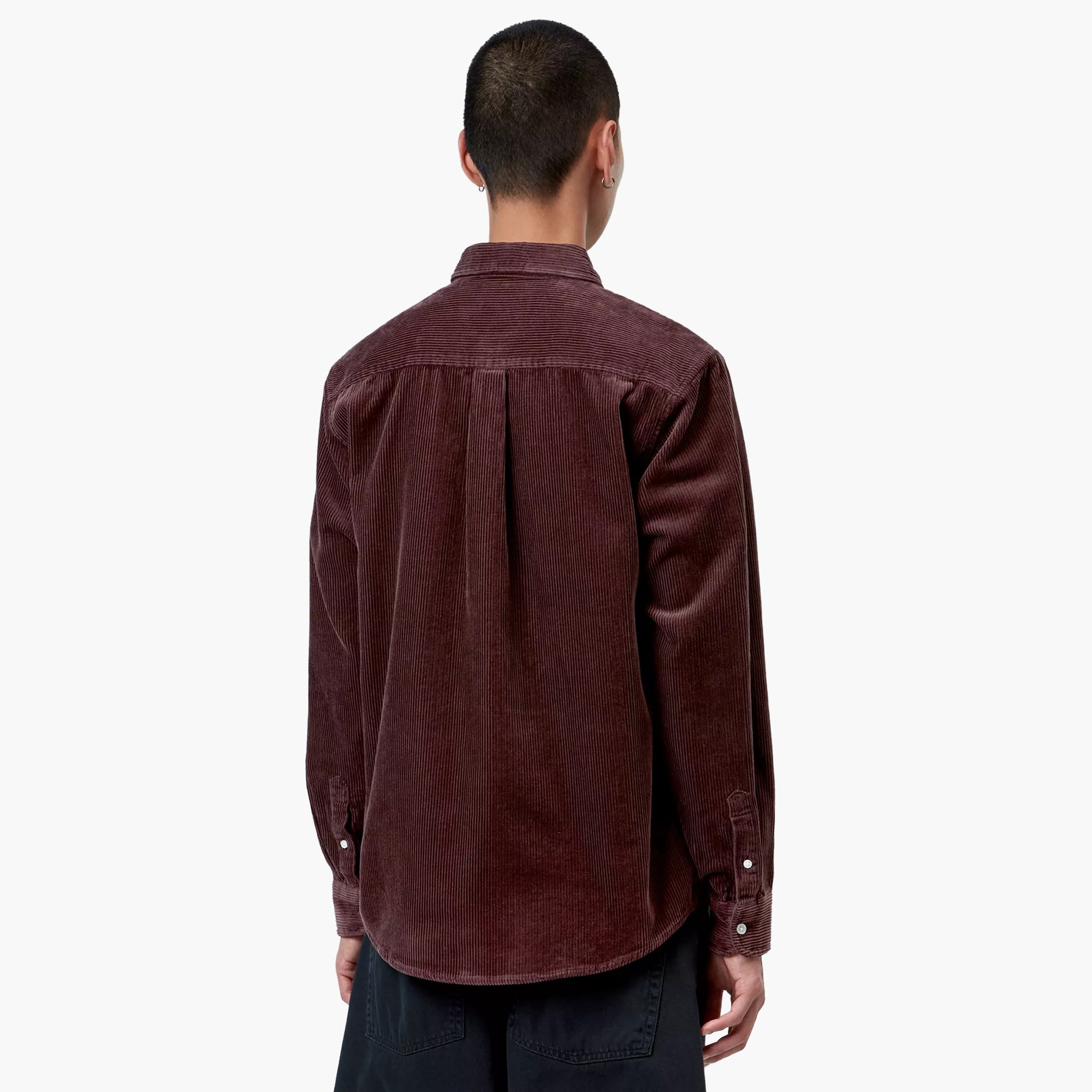 Carhartt WIP L/S Madison Cord Shirt - Amarone