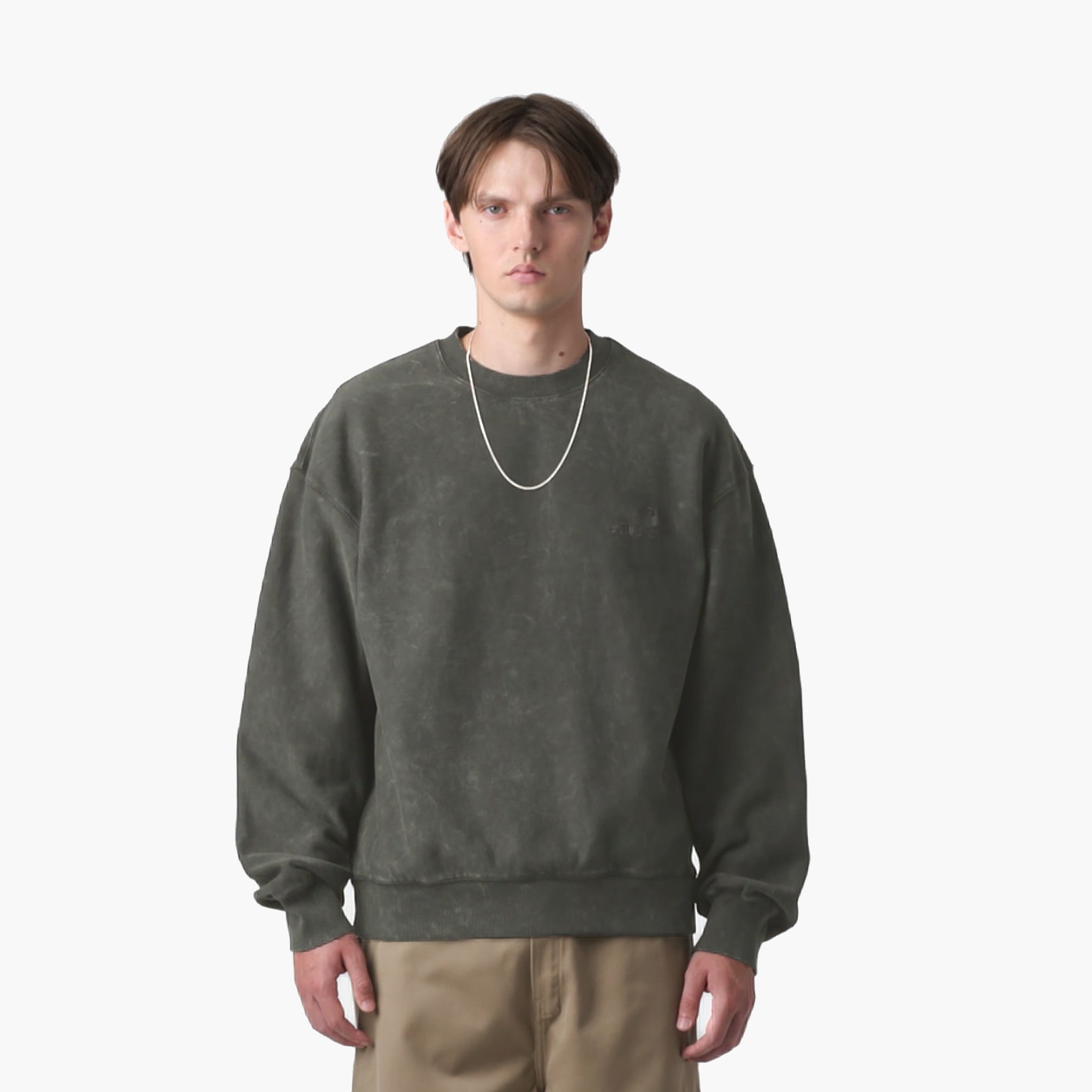 Carhartt WIP Lambert Sweat - Raven moon wash