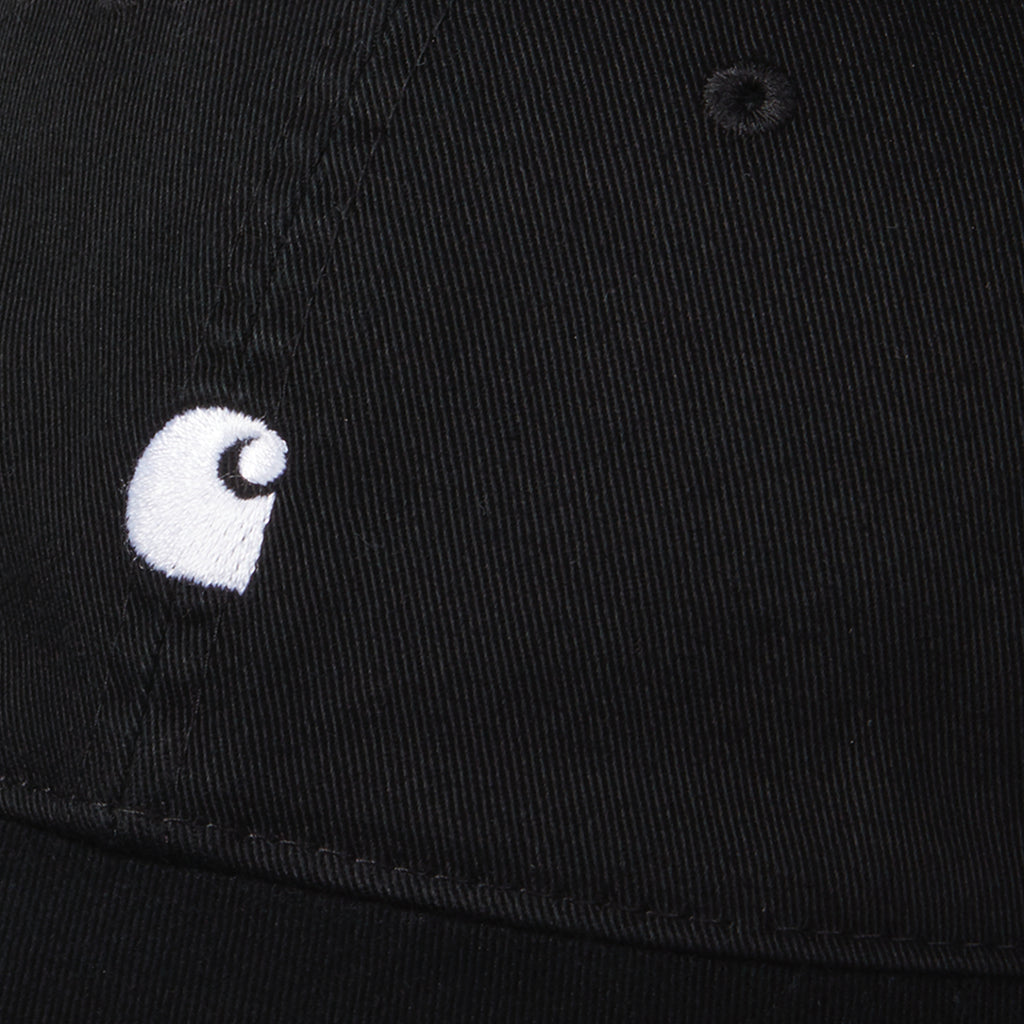 Carhartt Wip Madison Logo Kappe Schwarz Weiß
