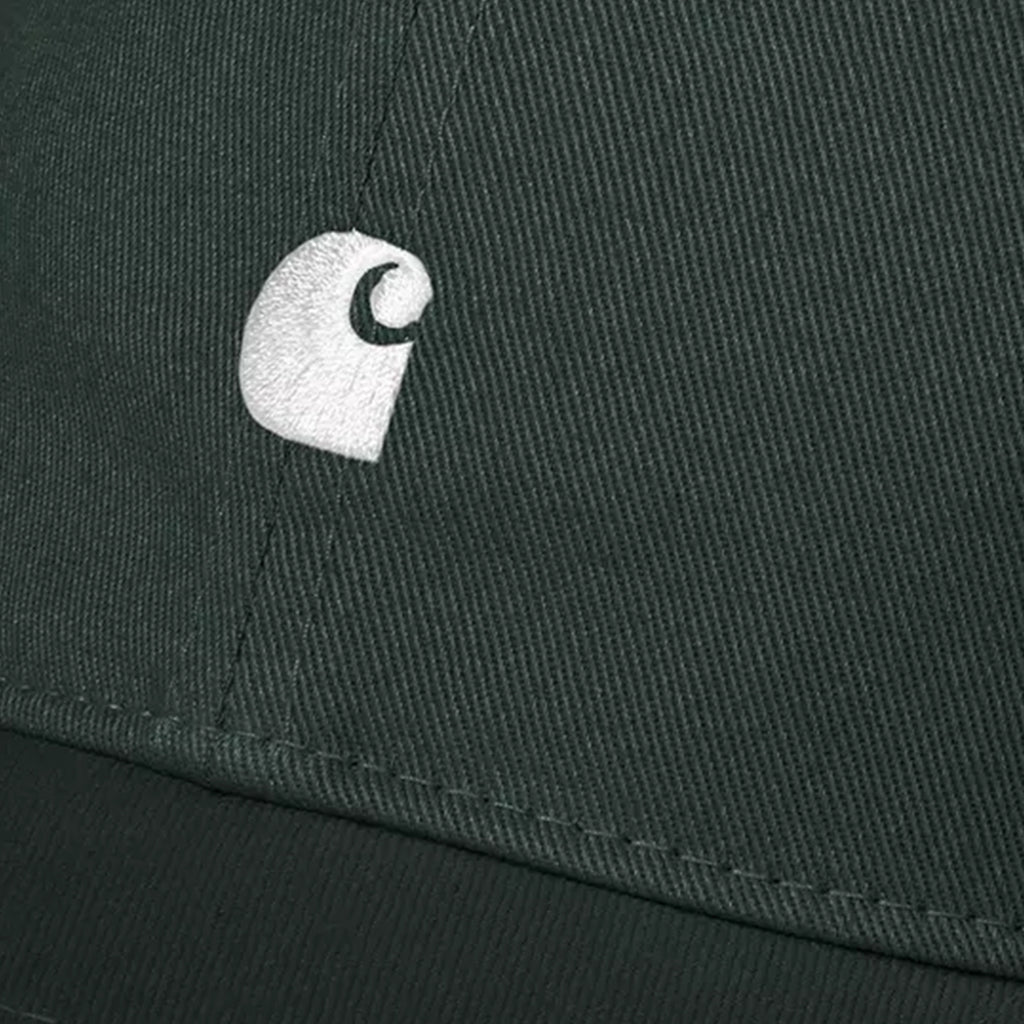 Carhartt WIP Madison Logo Cap - Dark Scarab / White