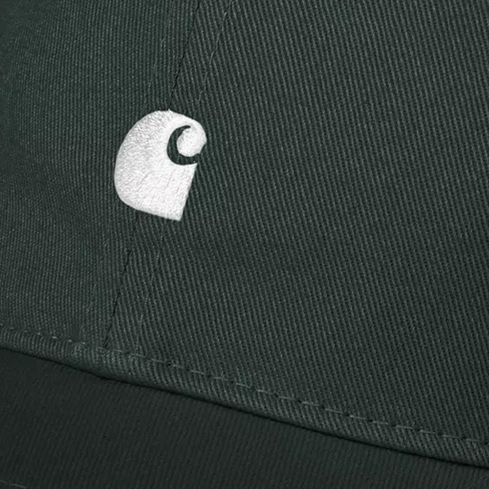 Carhartt WIP Madison Logo Cap - Dark Scarab / White