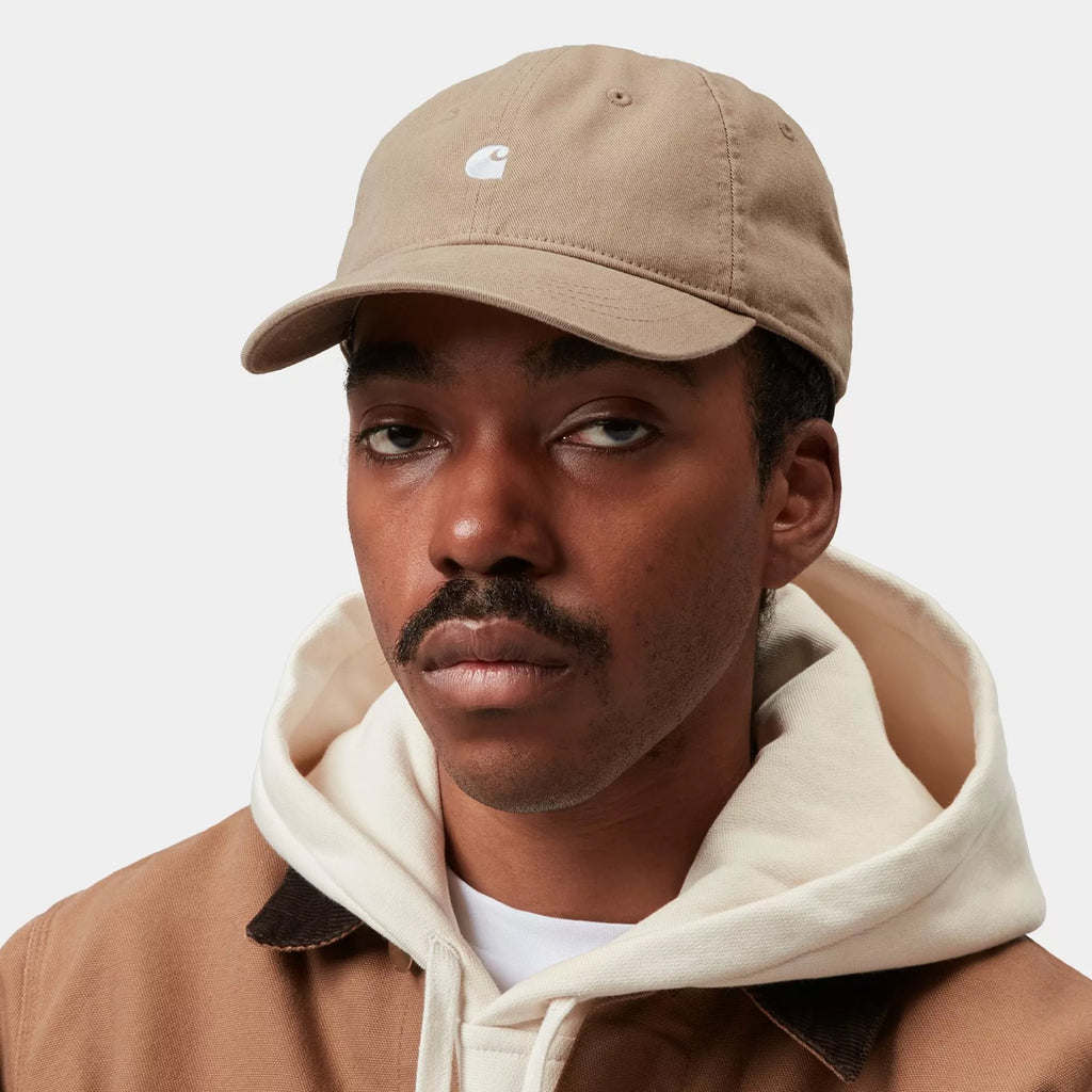 Carhartt Wip Madison Logo Cap Leather White