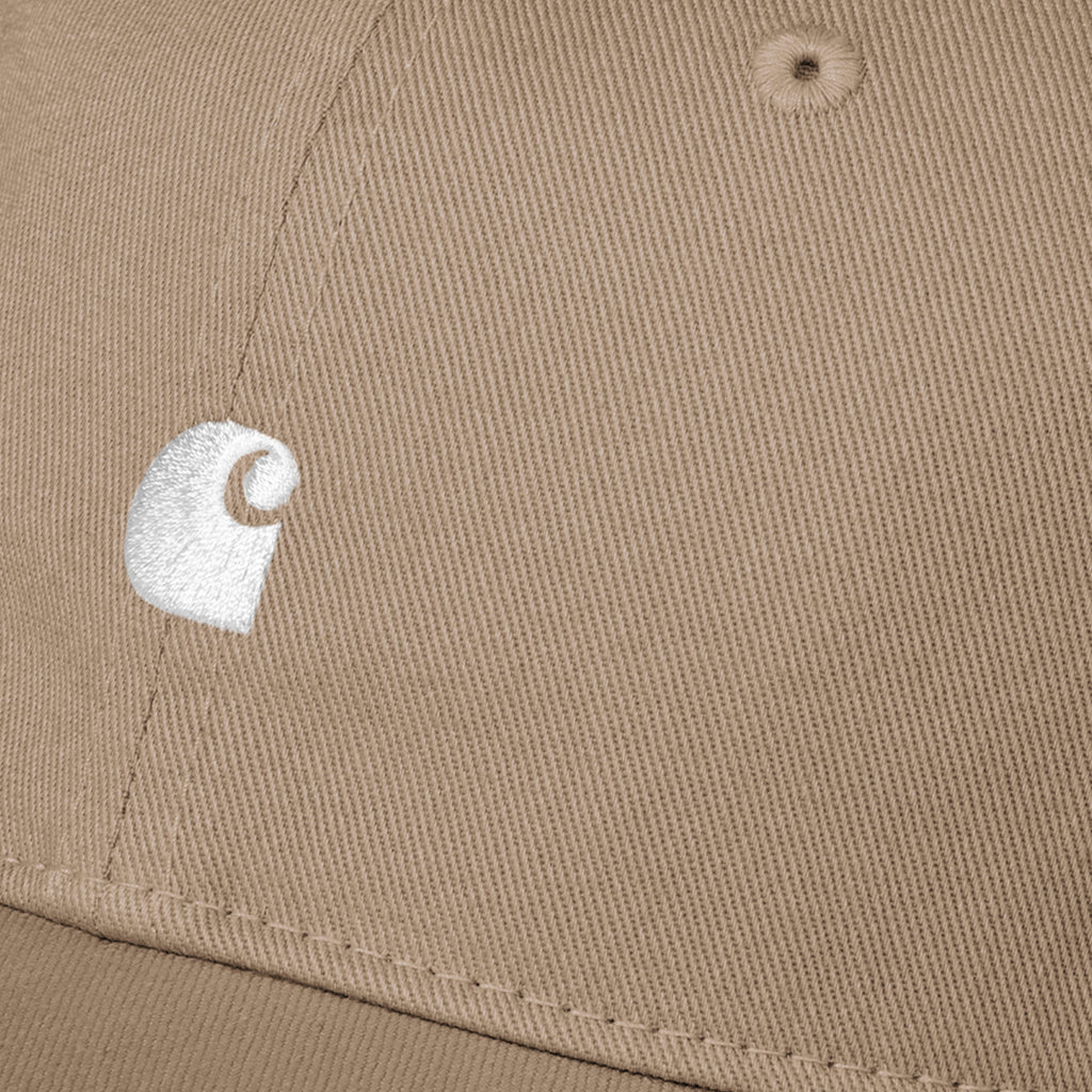 Carhartt Wip Madison Logo Cap Leather White