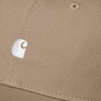Carhartt Wip Madison Logo Cap Leather White