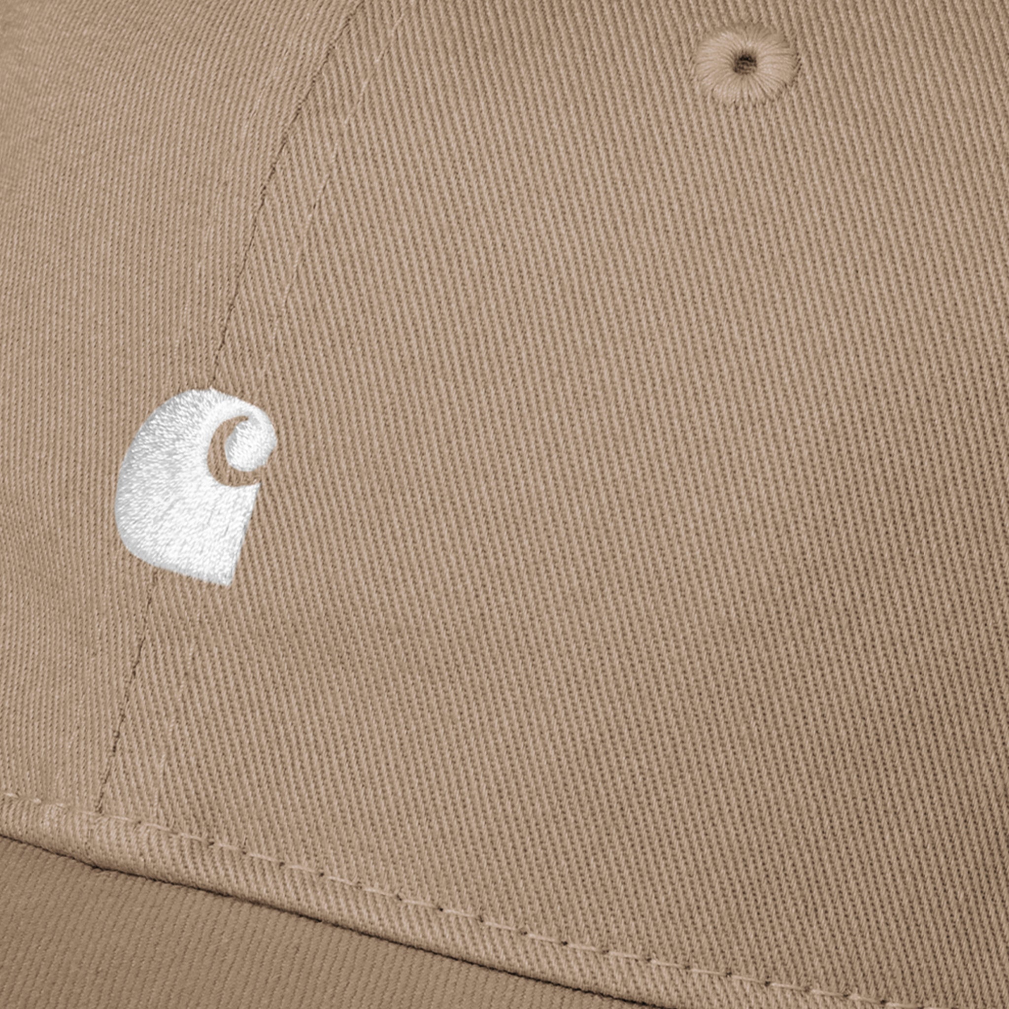 Carhartt Wip Madison Logo Cap Leather White