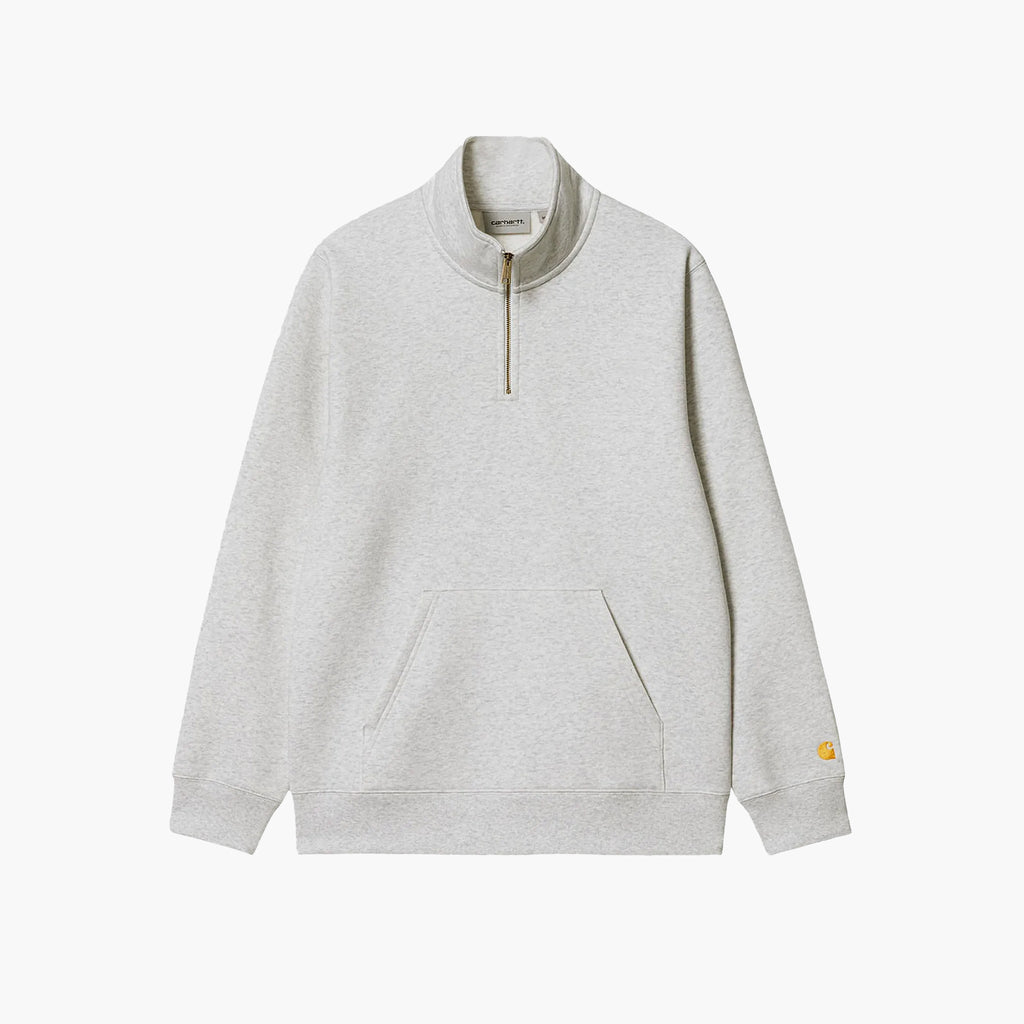 Carhartt WIP Chase Neck Zip Sweat Ash Heather