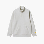 Carhartt WIP Chase Neck Zip Sweat Ash Heather