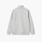 Carhartt WIP Chase Neck Zip Sweat Ash Heather