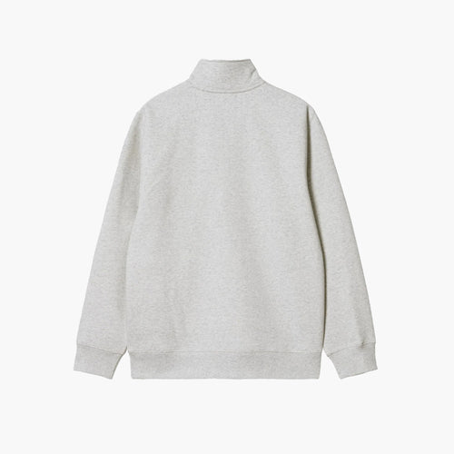 Carhartt WIP Chase Neck Zip Sweat Ash Heather