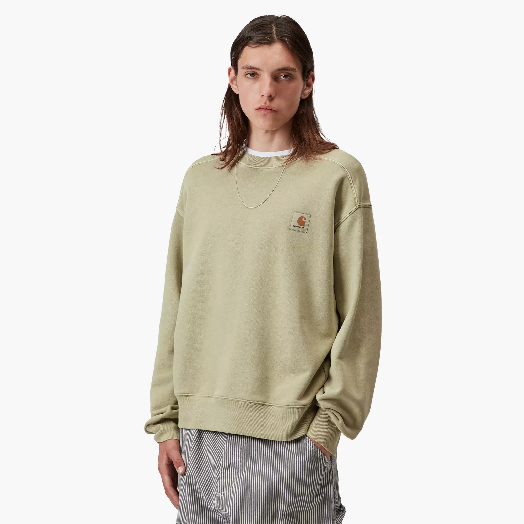 Carhartt WIP Nelson Sweat Gentle Green
