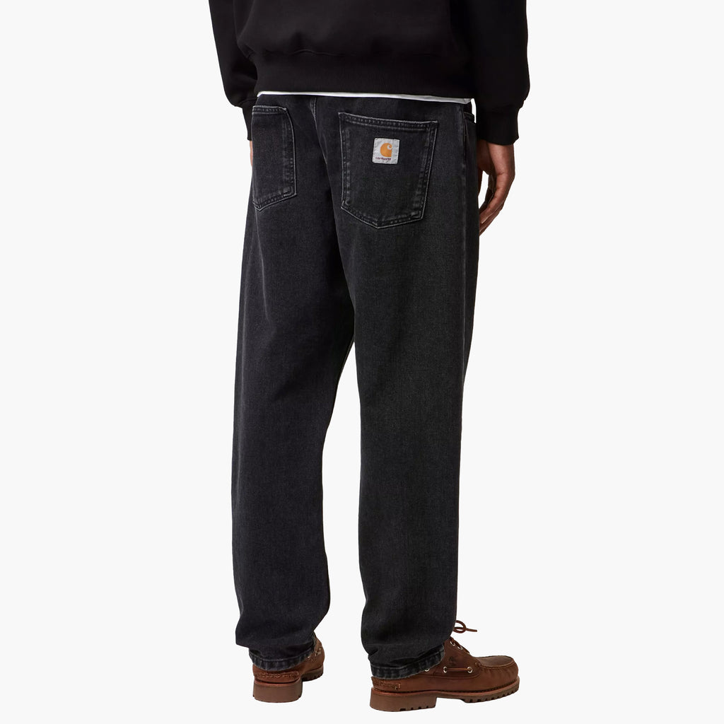 Carhartt WIP Newel Pant, Black Stone Washed