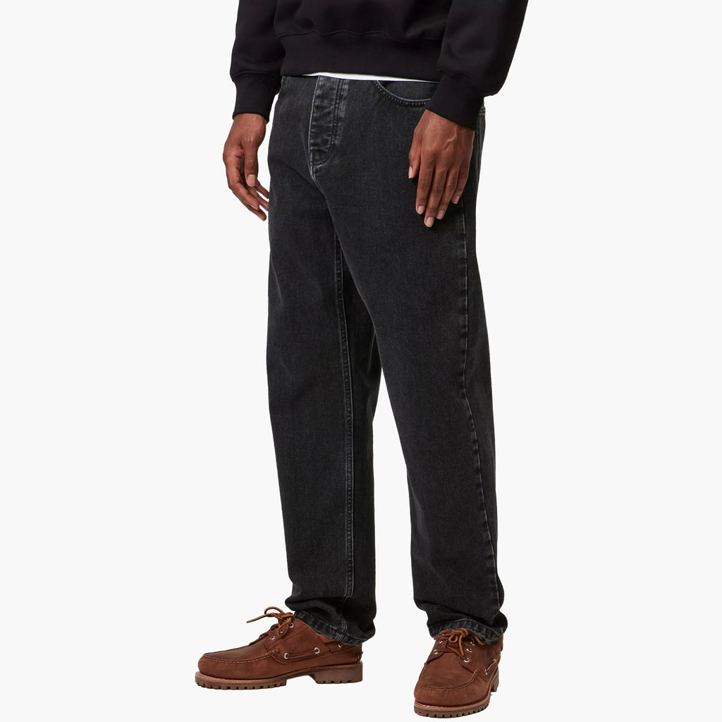Carhartt WIP Newel Pant, Black Stone Washed
