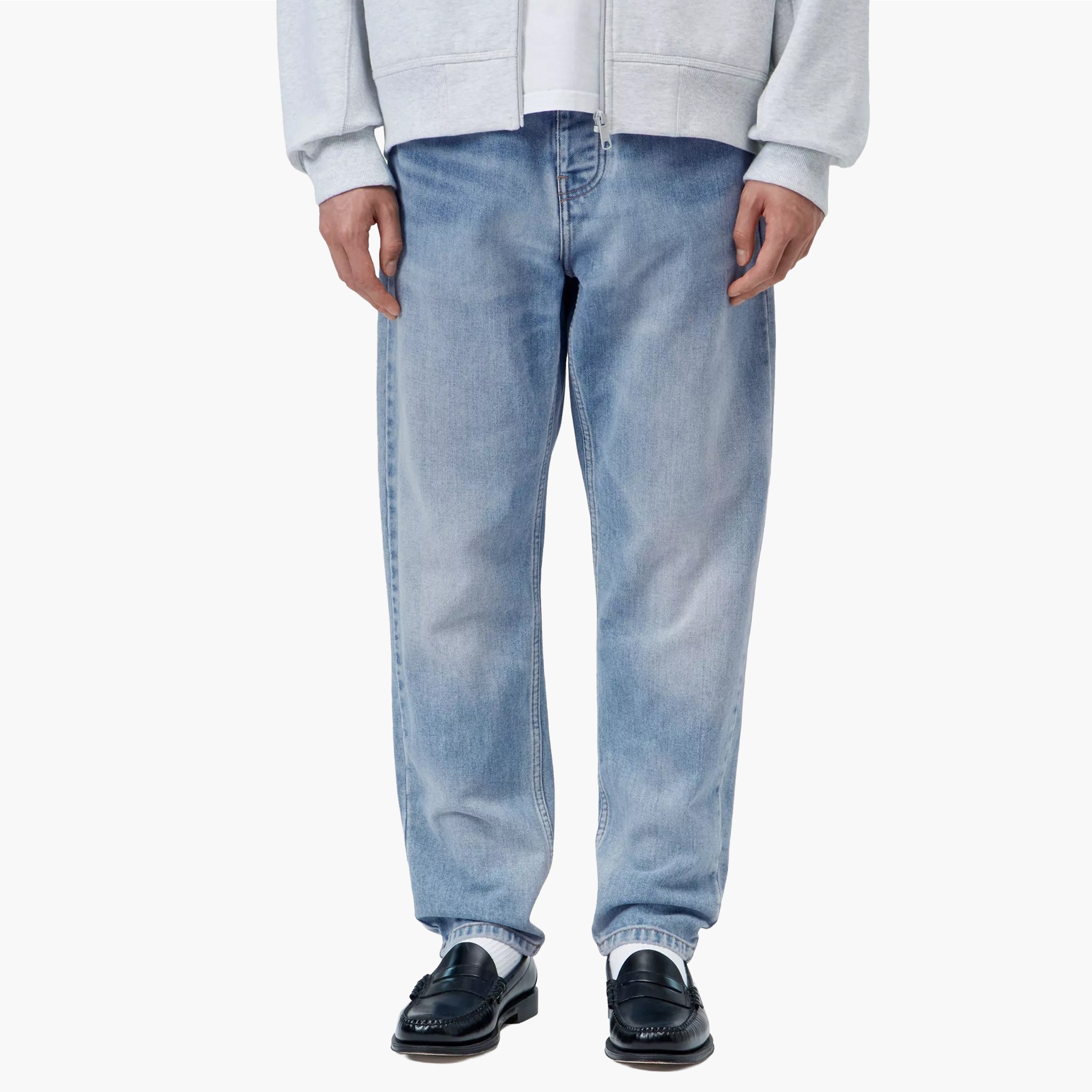 Carhartt Wip Newel Pant Blue, leicht verwaschen