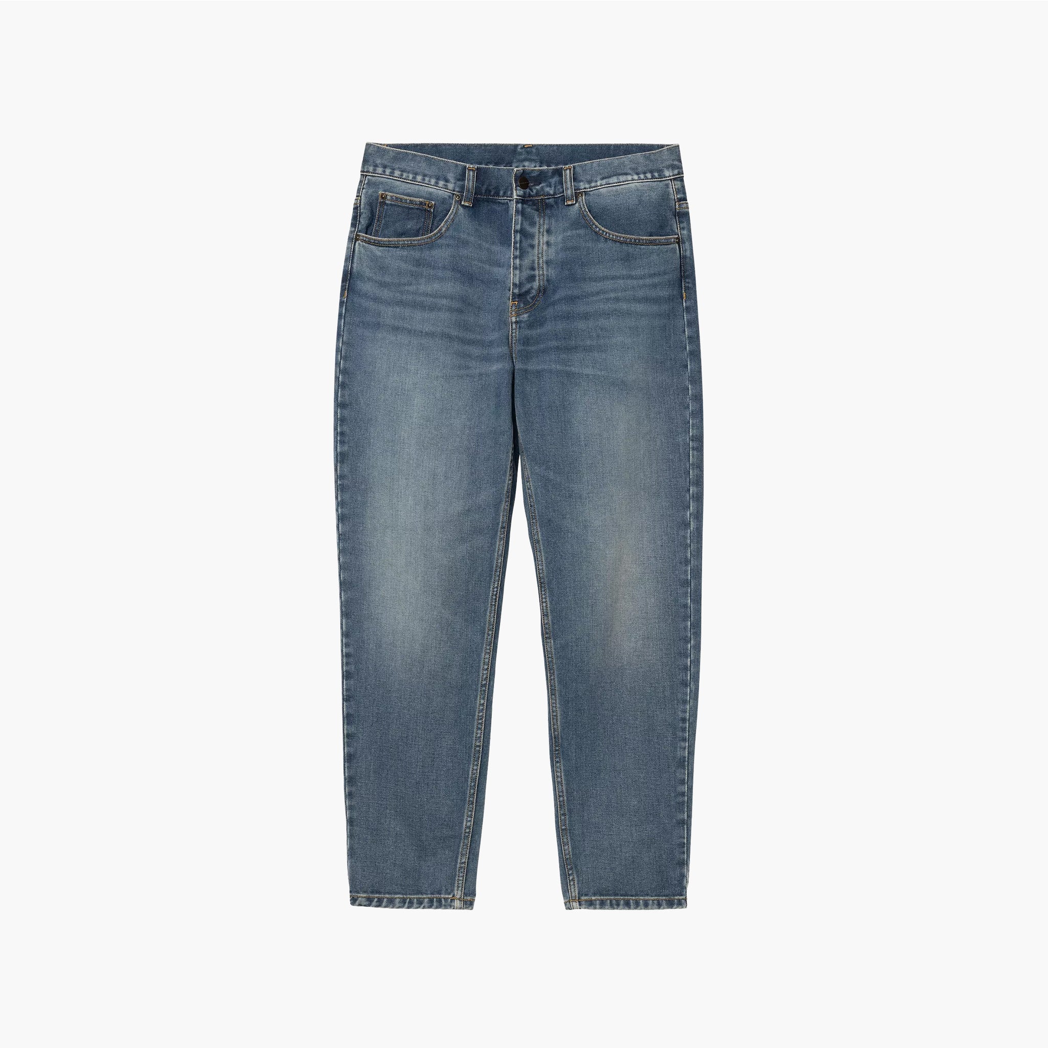 Carhartt Wip Newel Pant Blue, Dark used wash