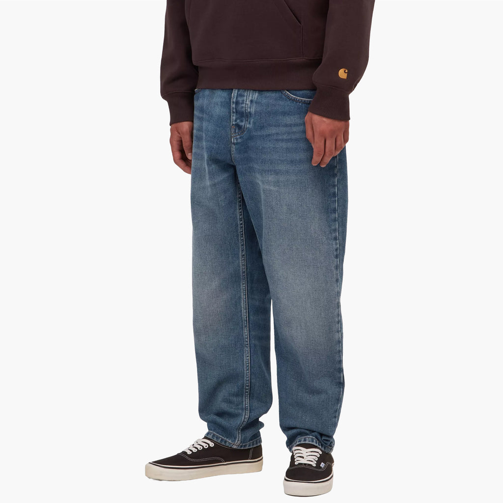Carhartt Wip Newel Pant Blue, Dark used wash