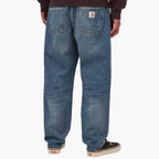 Carhartt Wip Newel Pant Blue, Dark used wash