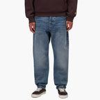 Carhartt Wip Newel Pant Blue, Dark used wash