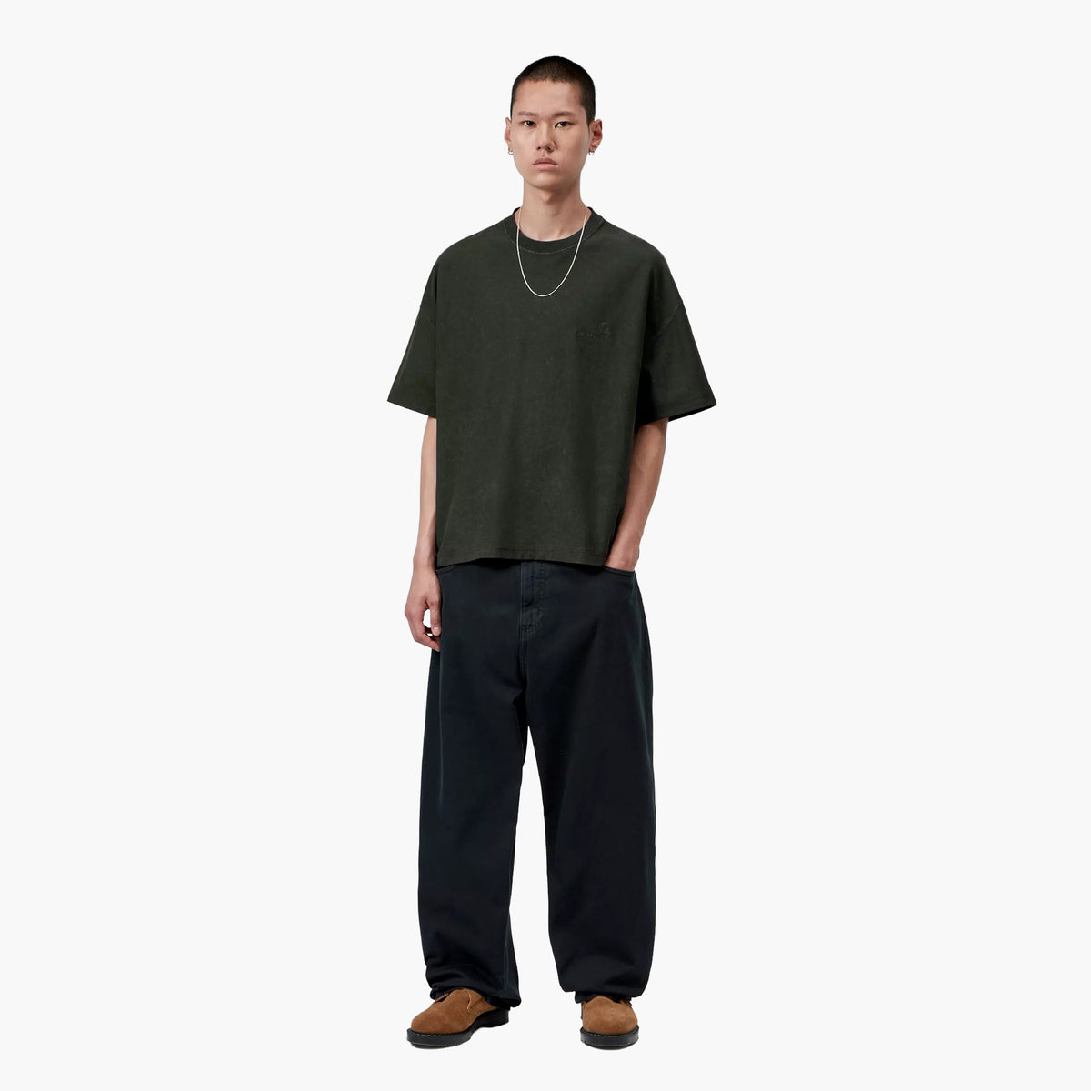 Carhartt WIP S/S Lambert T-Shirt - Raven moon wash