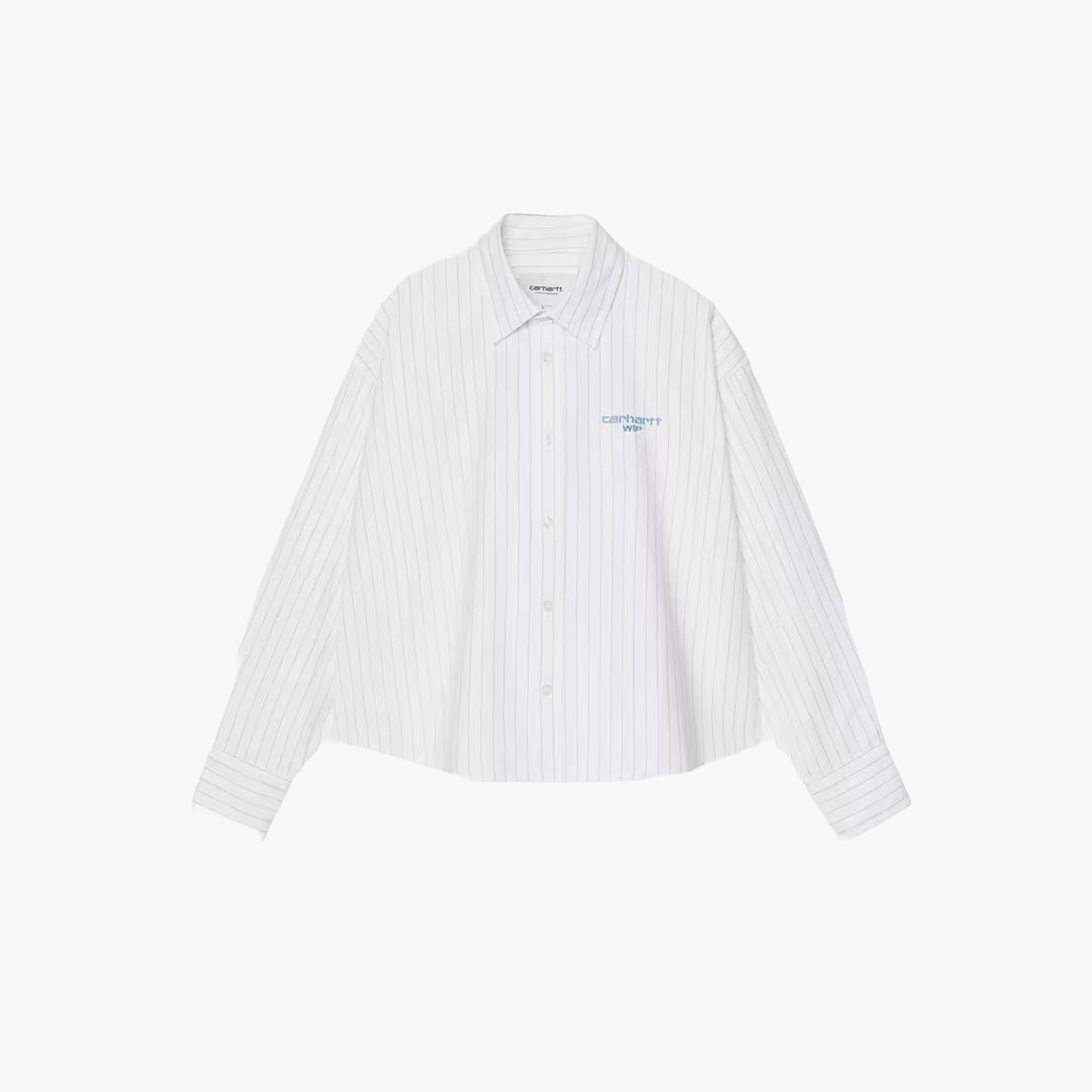 Carhartt WIP Women's L/S Cassel Shirt - White Stripe