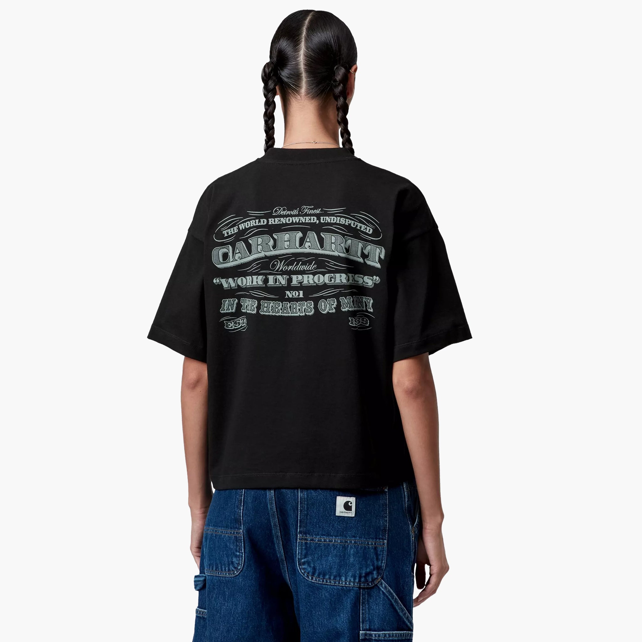 Carhartt WIP Women SS 3One3 T-Shirt - Black