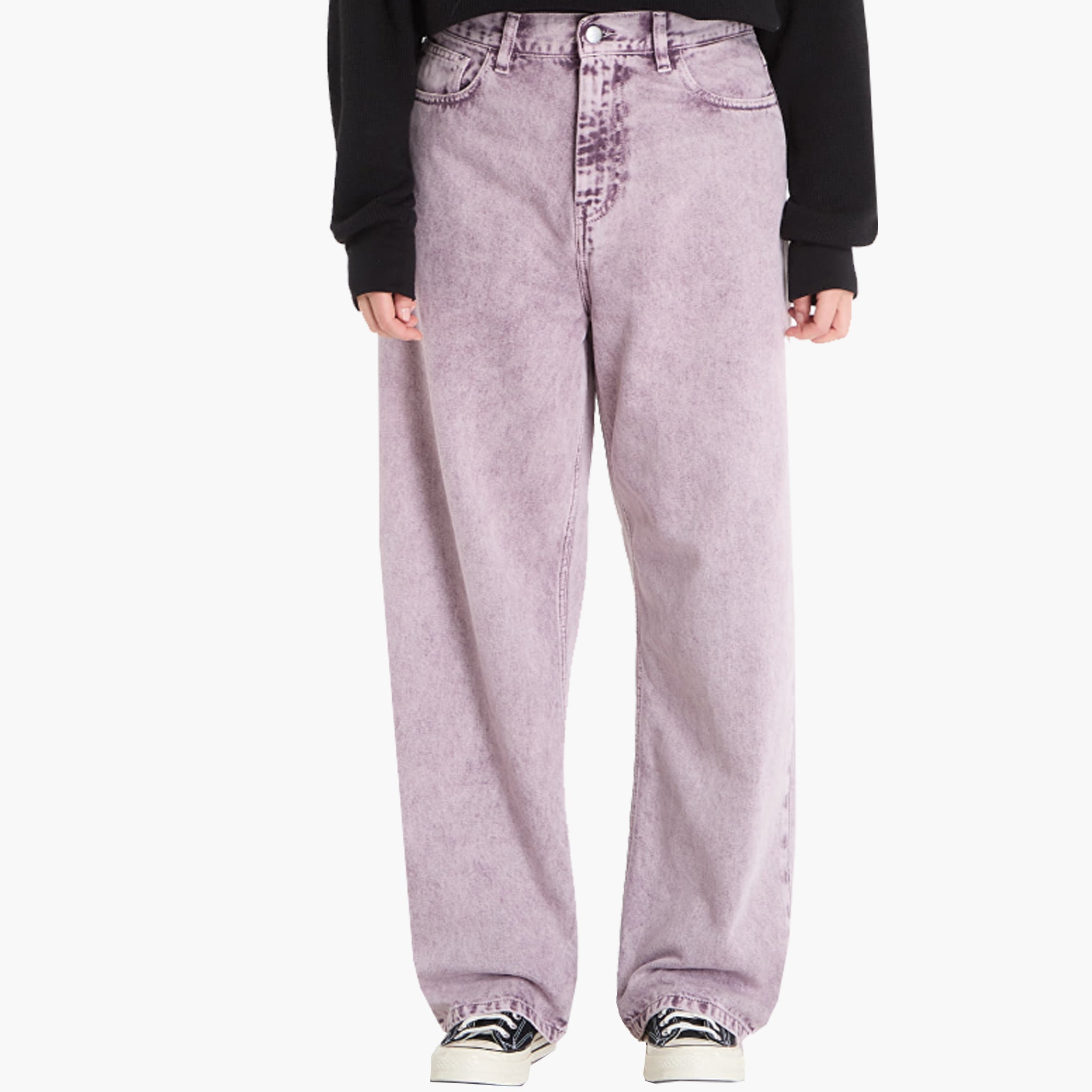 Carhartt WIP Women's Brandon Pant - Cozy Purple Chalk Bleached