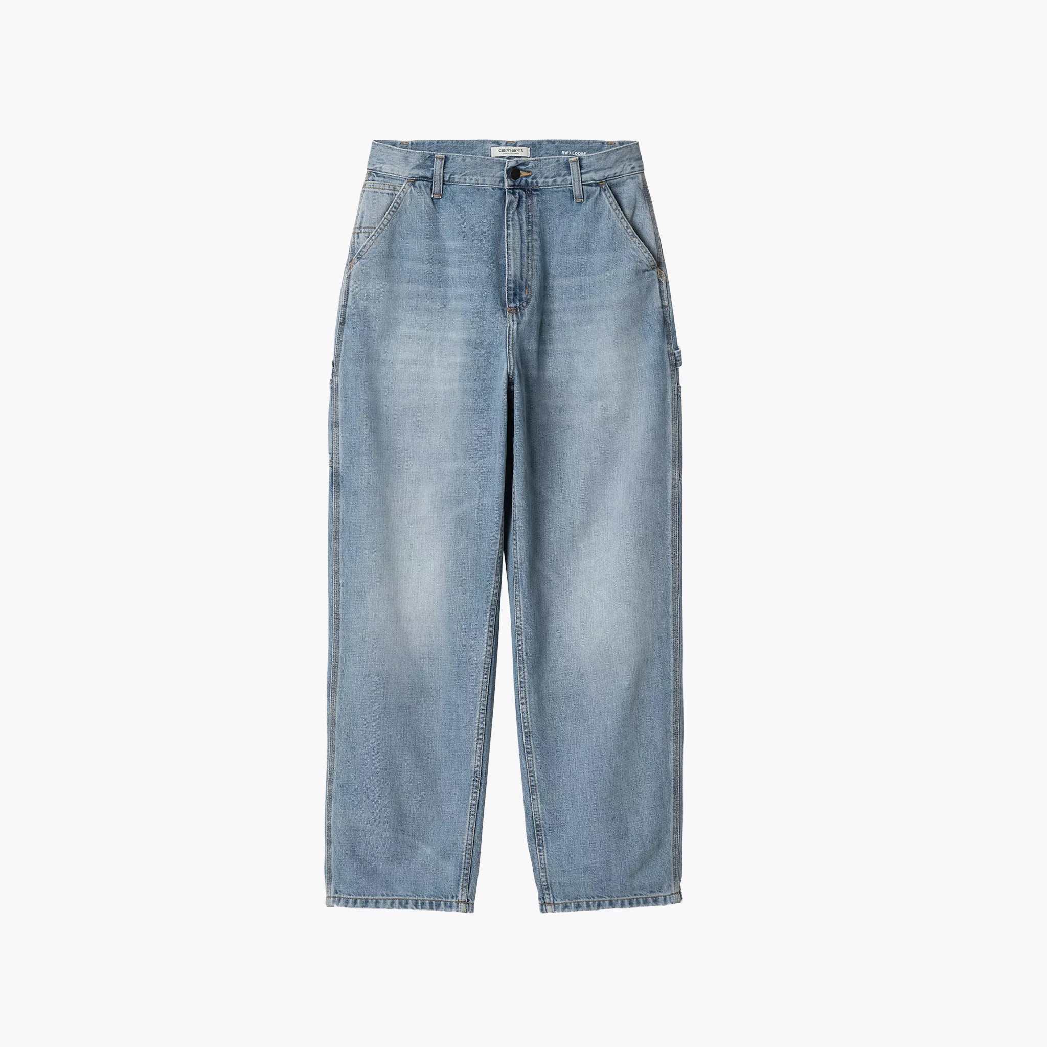 Carhartt WIP Women's Brandon Single Knee Pant - Blue Burst Washed
