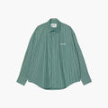 Carhartt WIP Women's L/S Grimsby Shirt - Stripe Saguaro