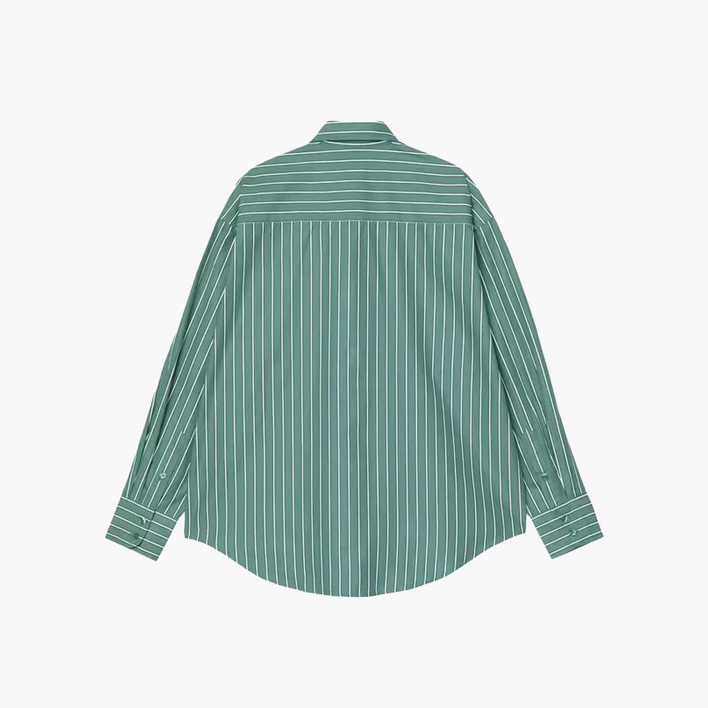 Carhartt WIP Women's L/S Grimsby Shirt - Stripe Saguaro