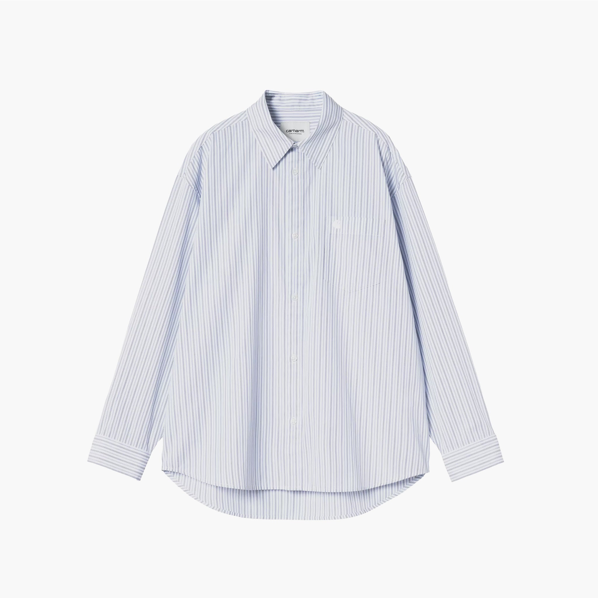 Carhartt WIP Women's LS Keene Shirt Stripe White