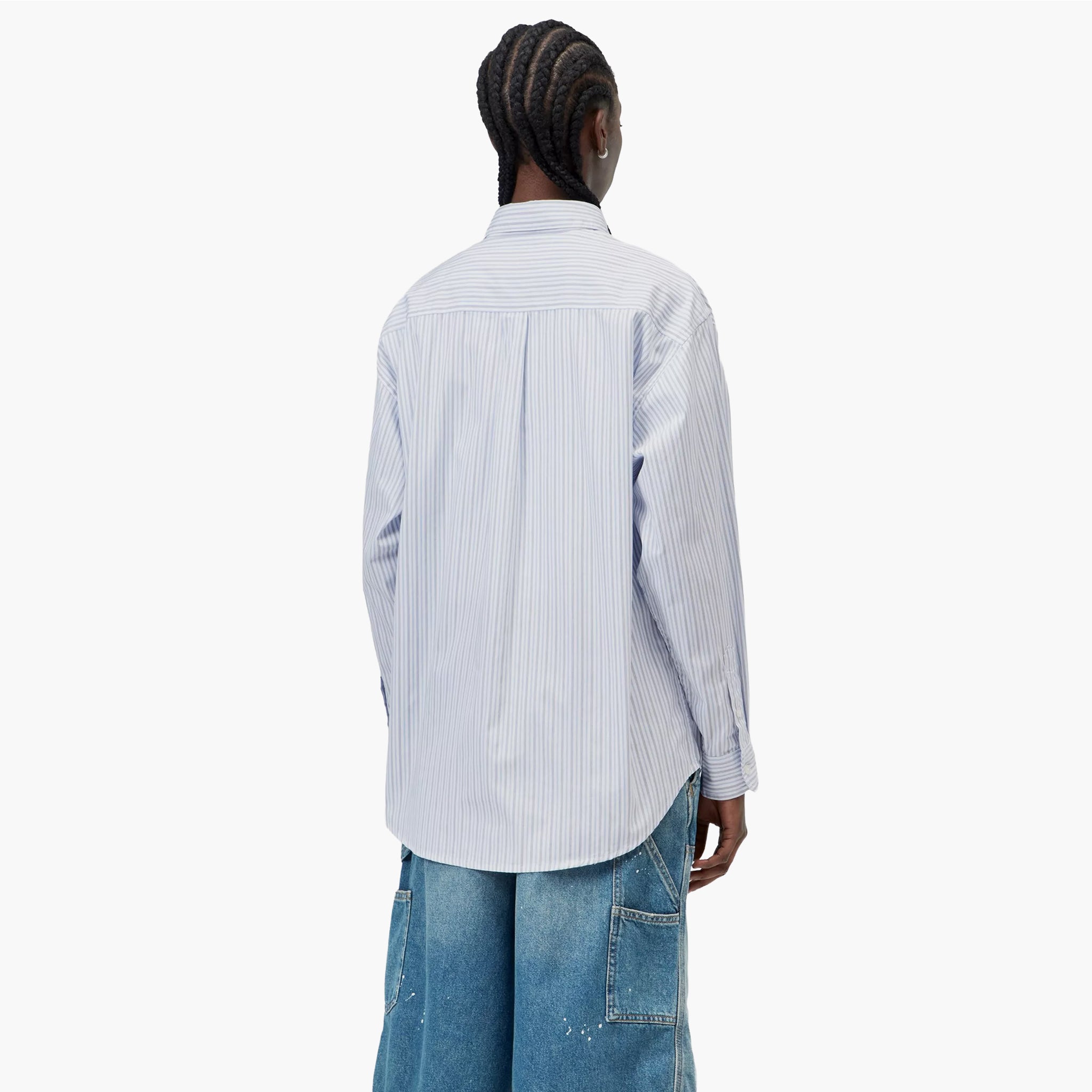 Carhartt WIP Women's LS Keene Shirt Stripe White