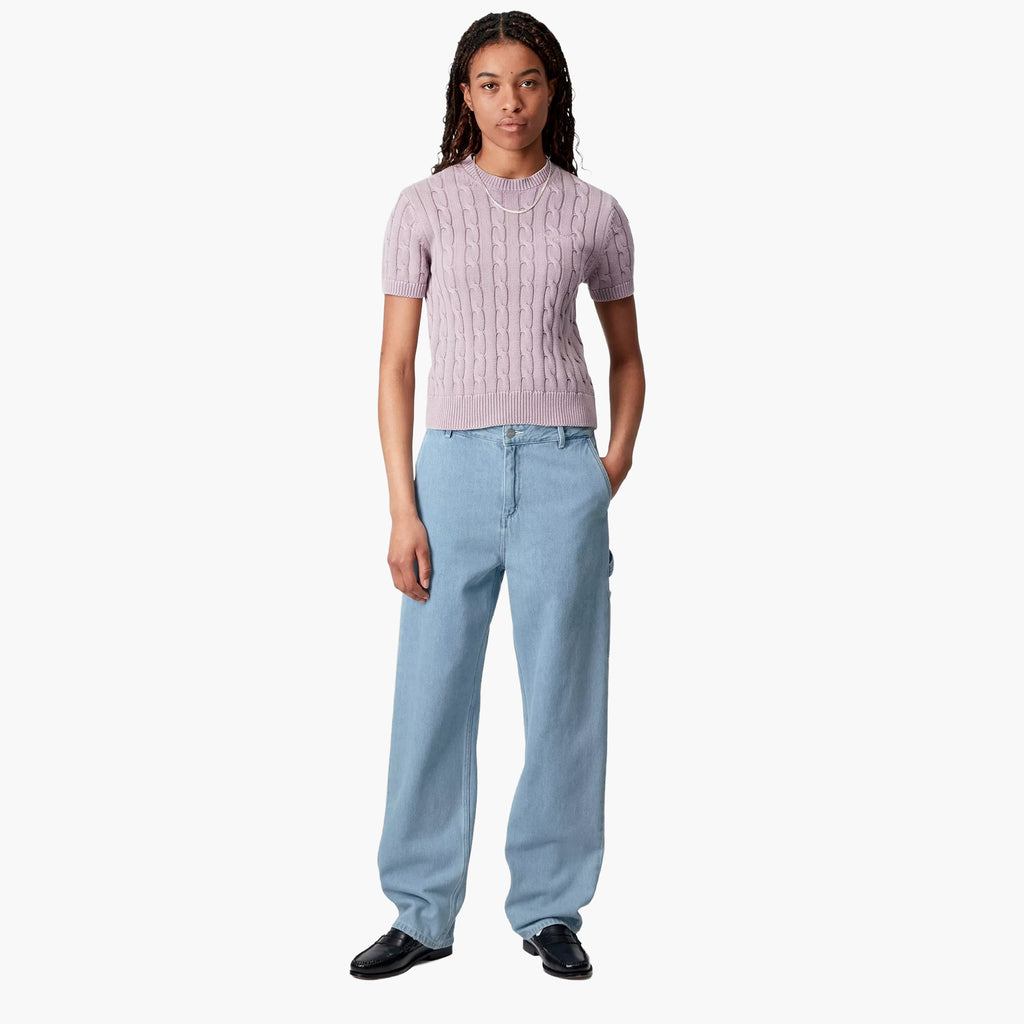 Carhartt WIP Women's Pierce Pant - Blue Light Stone Washed