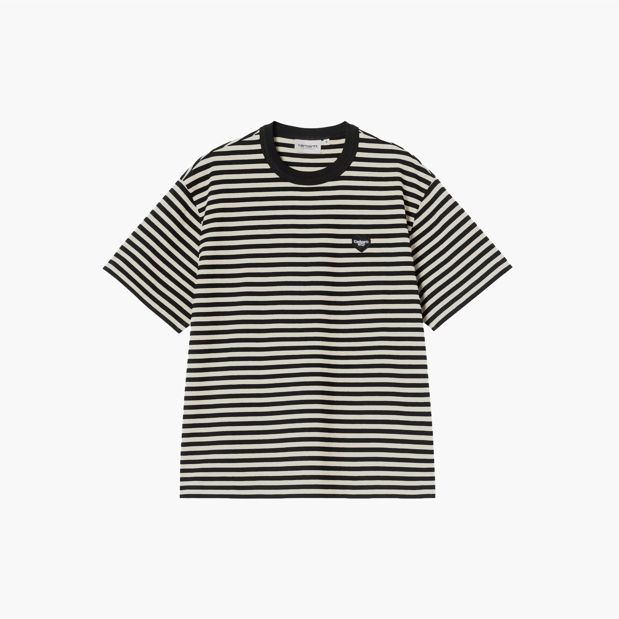 Carhartt Wip Damen S/S Essy T-Shirt Stripe Black Wax